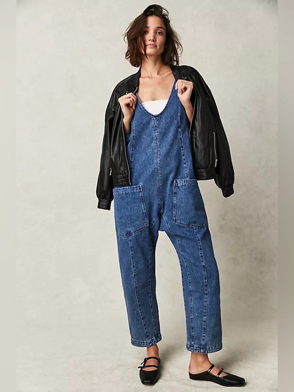 Free People We the Free High Roller Jumpsuit.